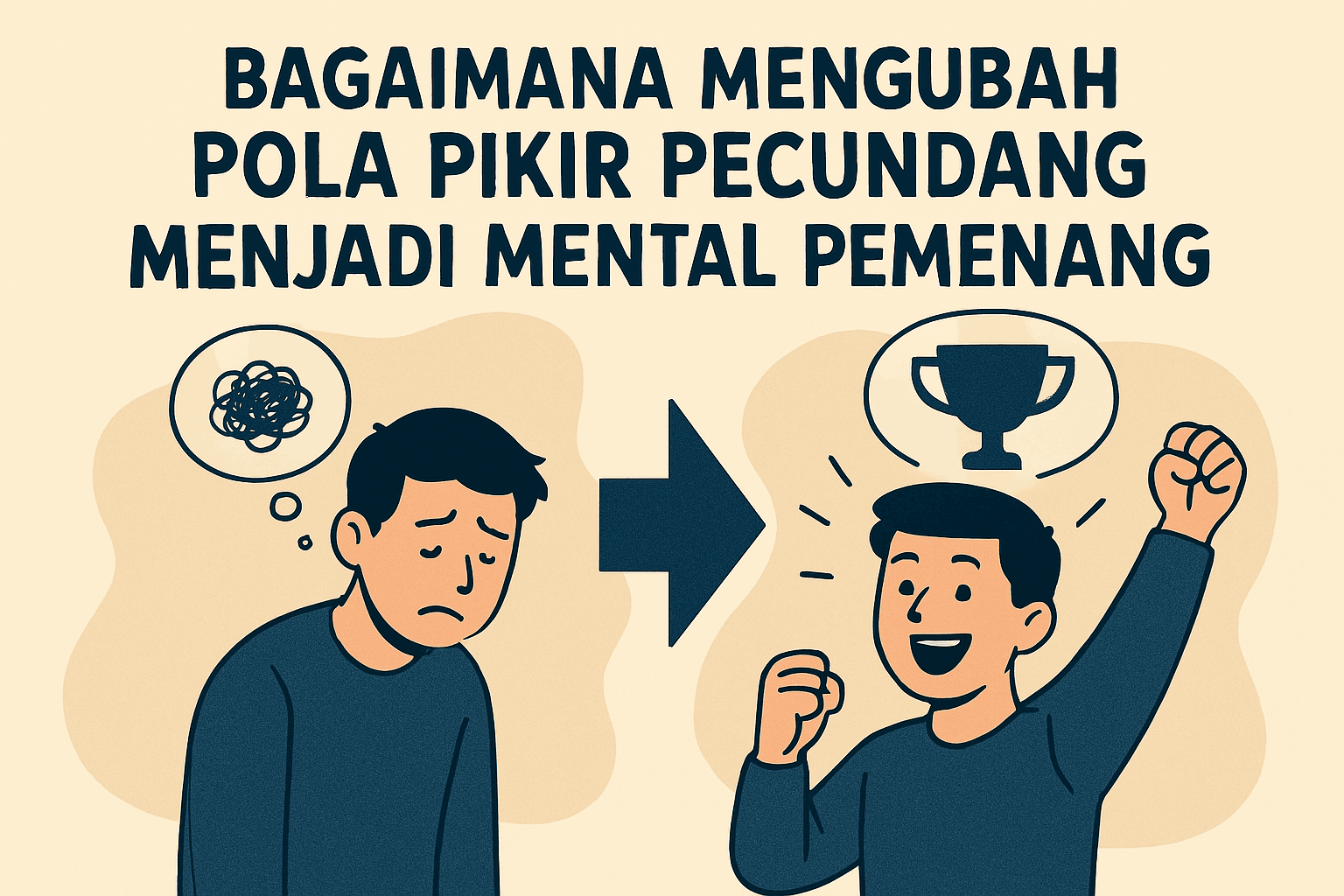 Bagaimana Mengubah Pola Pikir Pecundang Menjadi Mental Pemenang?