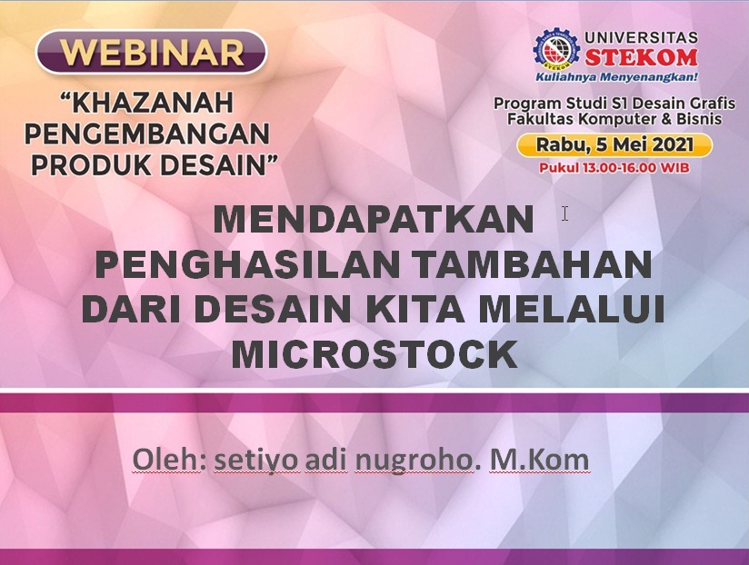 ARTIKEL DESAIN : “Mendapatkan Penghasilan Tambahan Dari Karya Desain Melalui Microstock””