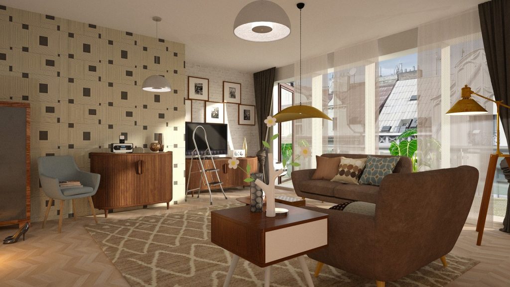 CARA MEMILIH MOTIF WALLPAPER UNTUK INTERIOR APARTEMEN