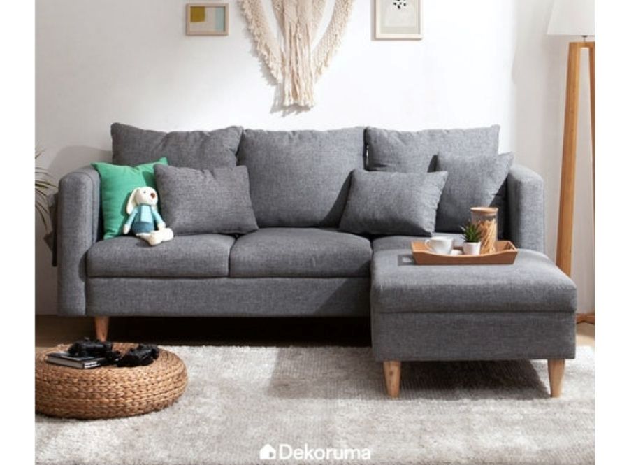 Ide Sofa L yang Unik Namun Multifungsi Sebagai Pengisi Ruang Keluarga