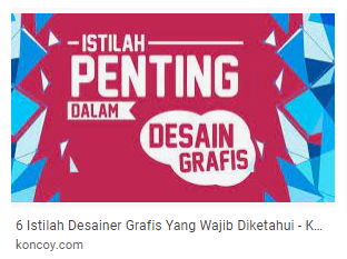 Istilah-istilah dalam desain grafis yang perlu diketahui