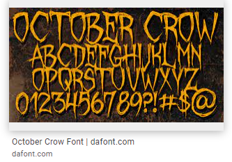 Rekomendasi Font Tema Halloween