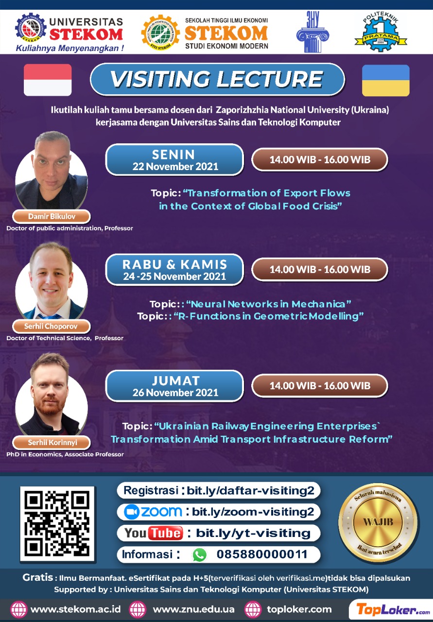 VISITING LECTURE  With Zaporizhzhia National University (Ukraine)