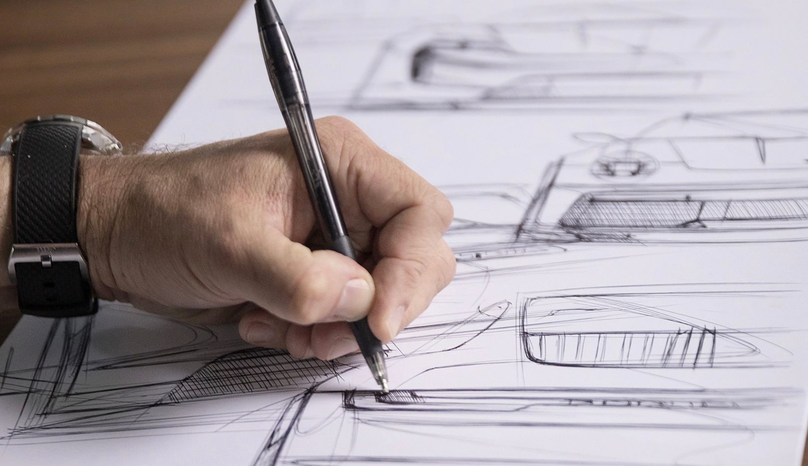Sketsa, Teknik berkonsep dan berkomunikasi dalam Desain