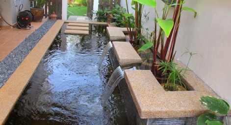 Desain Kolam Ikan Minimalis