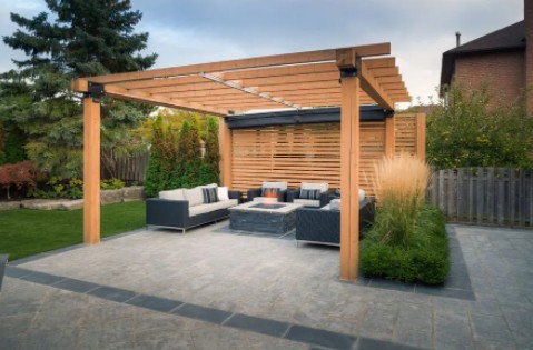 Desain Pergola Minimalis Untuk Area Eksterior Hunian