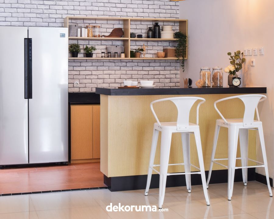 Inspirasi Desain Kitchen Set Mini Bar Pada Hunian