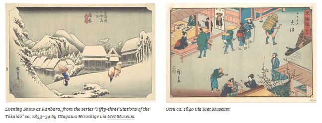 Desain Ukiyo-e dan dampaknya terhadap budaya barat