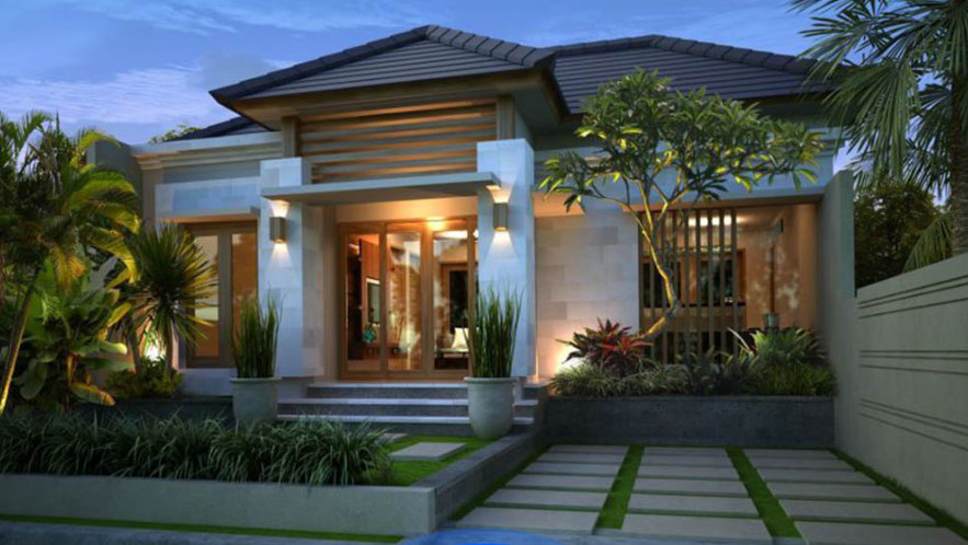 Pengaplikasian Arsitektur Bali Untuk Bangunan Rumah Gaya Modern