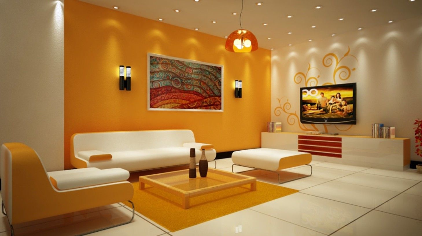 Penggunaan warna dalam desain interior