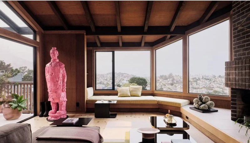 Studio “Terpeluk” merenovasi rumah Noe Valley yang dirancang Albert Lanier