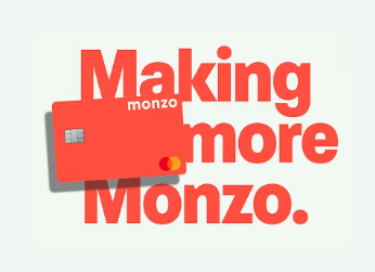 Monzo mengungkapkan penyegaran merek yang ceria