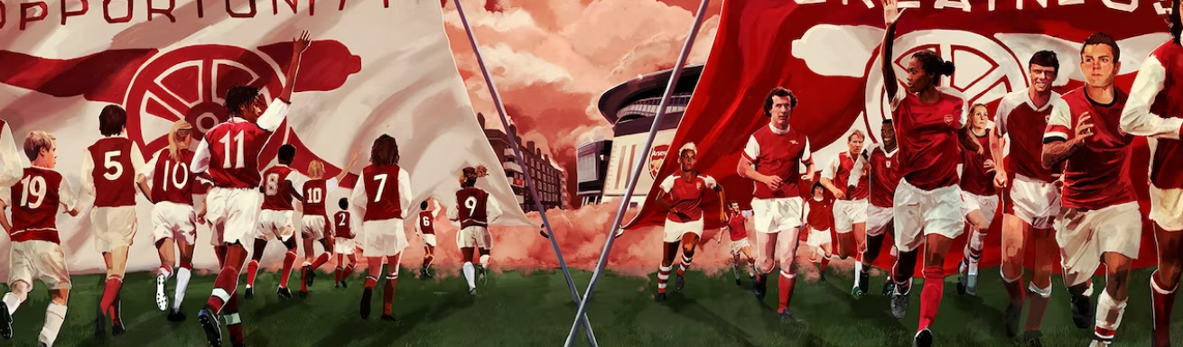 Arsenal merayakan warisan dan masa depannya dengan karya seni stadion baru