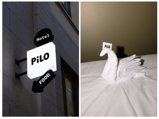 Youth hostel Pilo mendapatkan identitas visual yang menyenangkan dan lembut