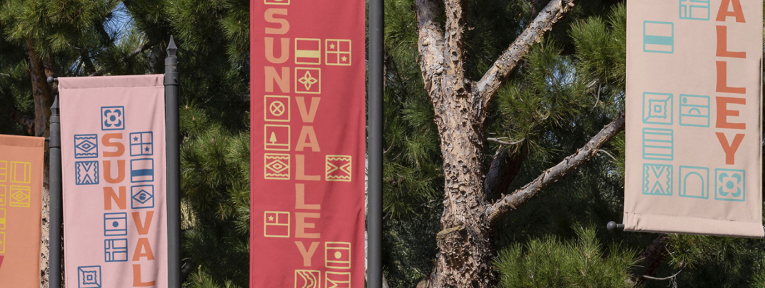 Merek tempat non-linguistik dikembangkan untuk lingkungan Sun Valley di Denver
