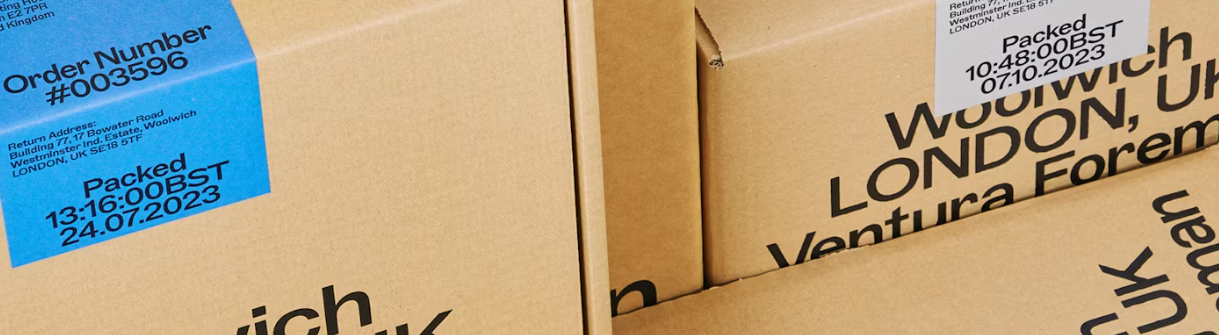 Identitas fungsional untuk pembuat pakaian kerja Ventura Foreman