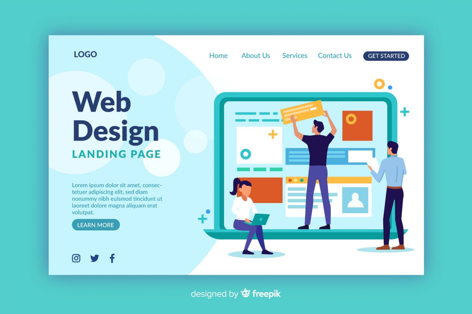 Elemen umum komposisi desain web
