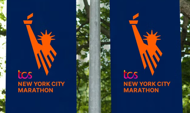 Lady Liberty berubah menjadi oranye untuk NYC Marathon