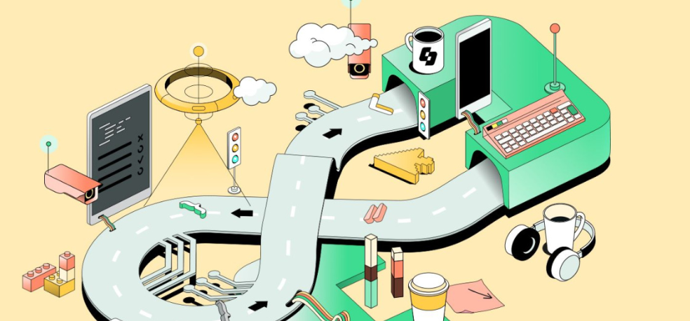 How&How; mengubah merek perusahaan pengujian perangkat lunak dengan ilustrasi "retro-futuris".