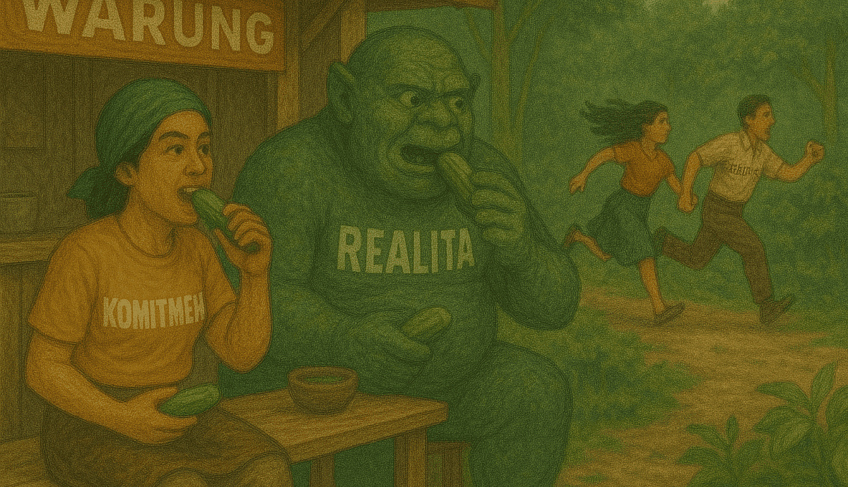 Timun Mas & Raksasa Heran: Kok Bisa Gen Z Kabur Cuma Gara-Gara Komitmen?