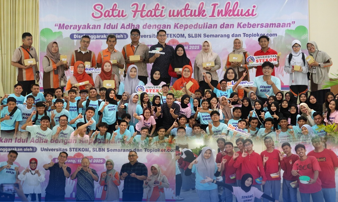Universitas STEKOM dan SLB Negeri Semarang Gelar Tasyakuran Idul Adha Bertema “Satu Hati untuk Inklusi”