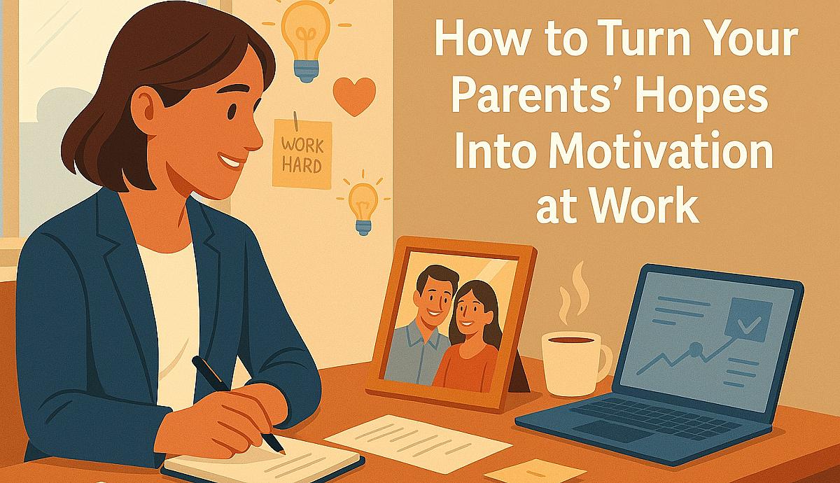 How to Turn Your Parents’ Hopes Into Motivation at Work