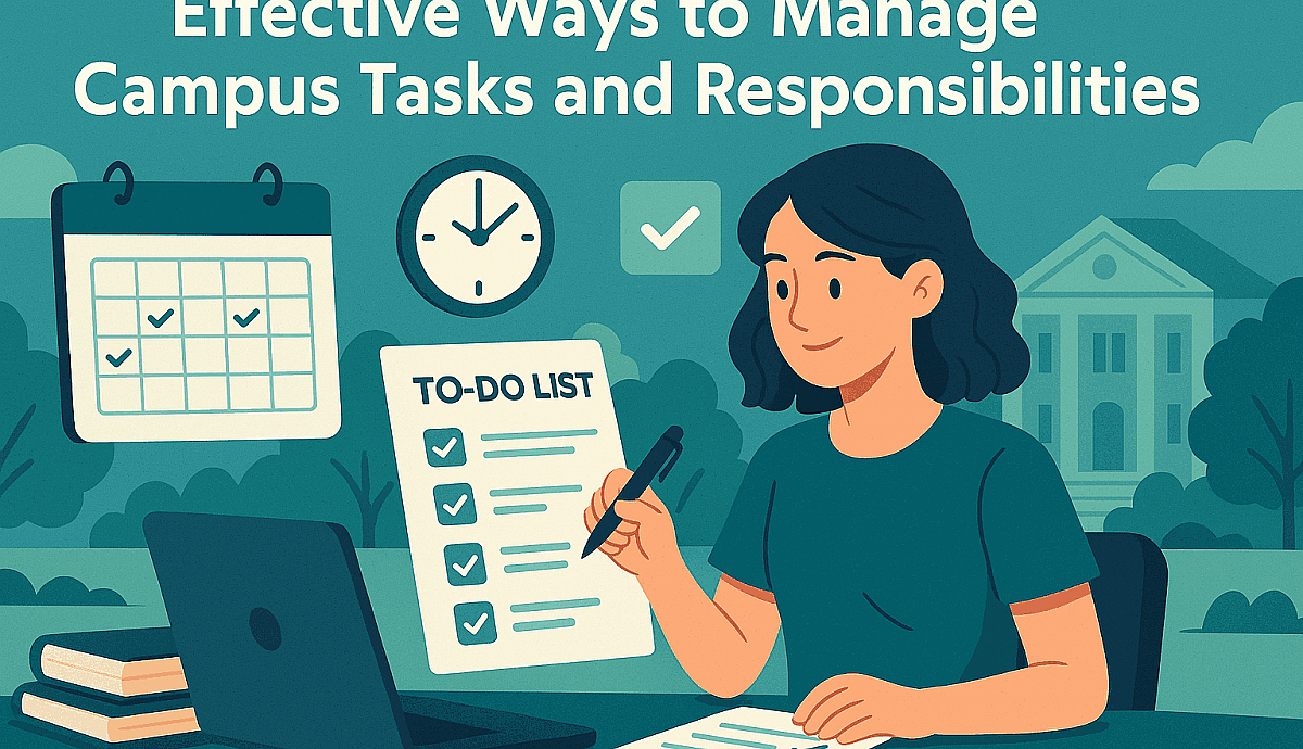 Effective Ways to Manage Campus Tasks and Responsibilities: Success Tips for College Students