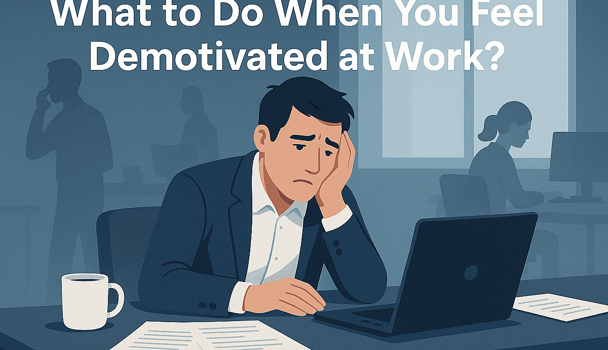 What to Do When You Feel Demotivated at Work?
