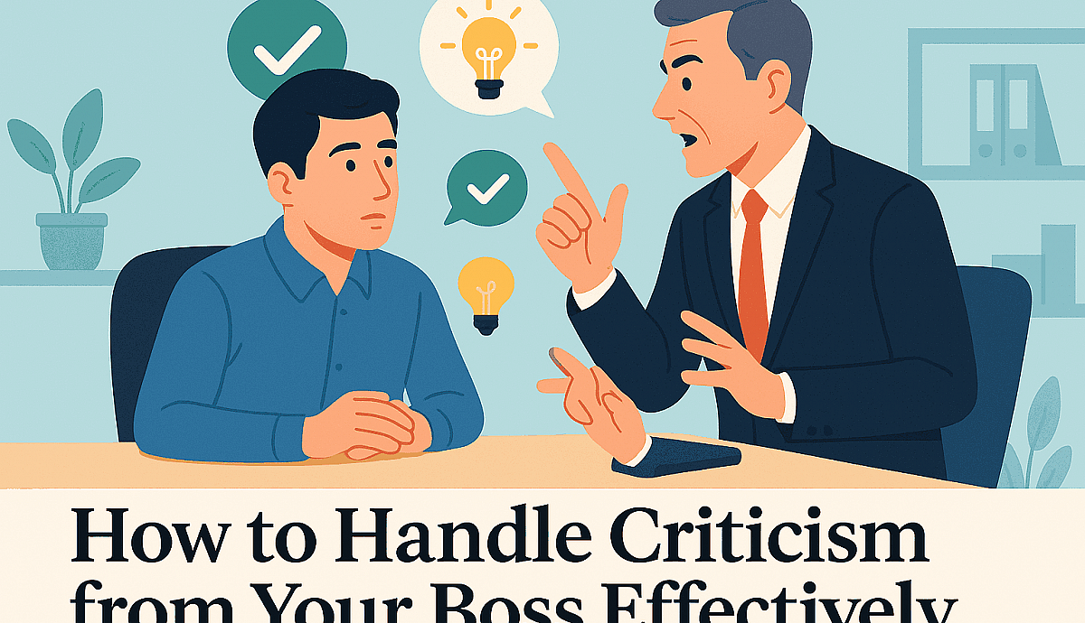 How to Handle Criticism from Your Boss Effectively