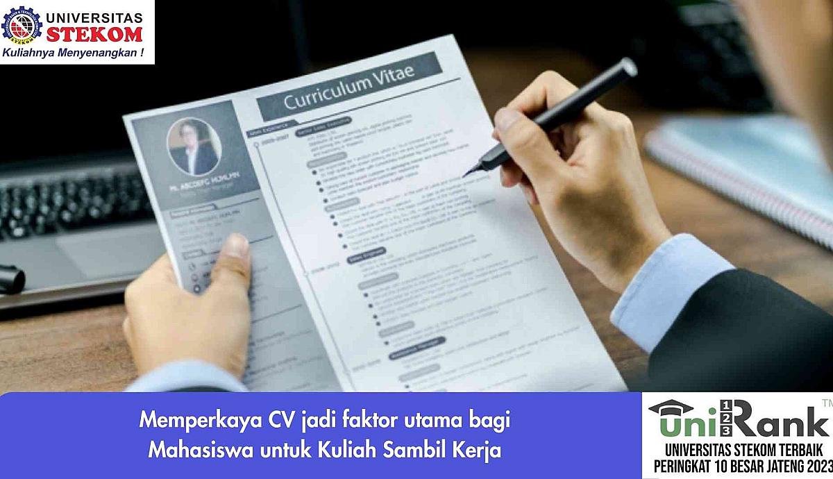 Memperkaya CV Jadi Faktor Utama Mahasiswa Putuskan Kuliah Sambil Kerja