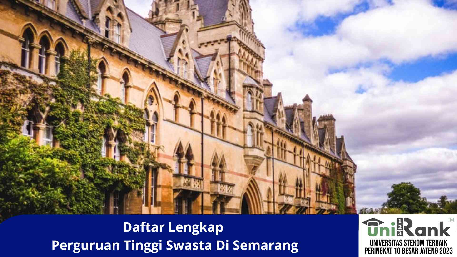 Daftar Lengkap Perguruan Tinggi Swasta di Semarang