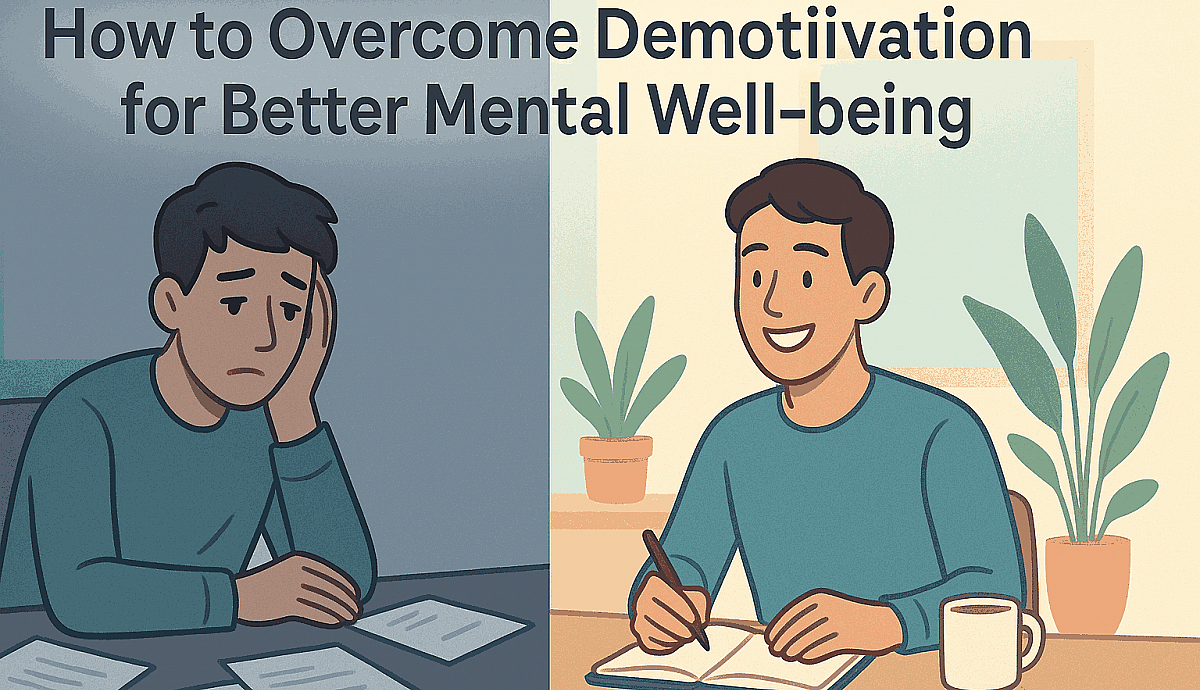 How to Overcome Demotivation for Better Mental Well-being