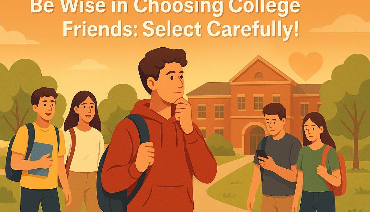 "Be Wise in Choosing College Friends: Select Carefully!"