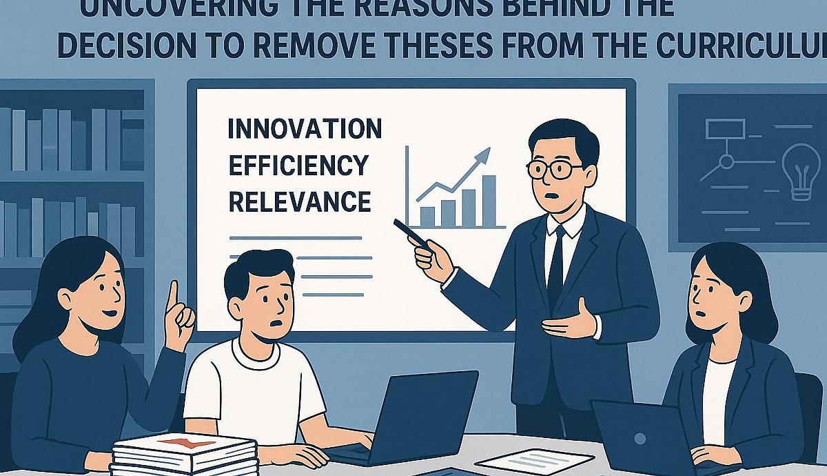 “Uncovering the Reasons Behind the Decision to Remove Theses from the Curriculum”