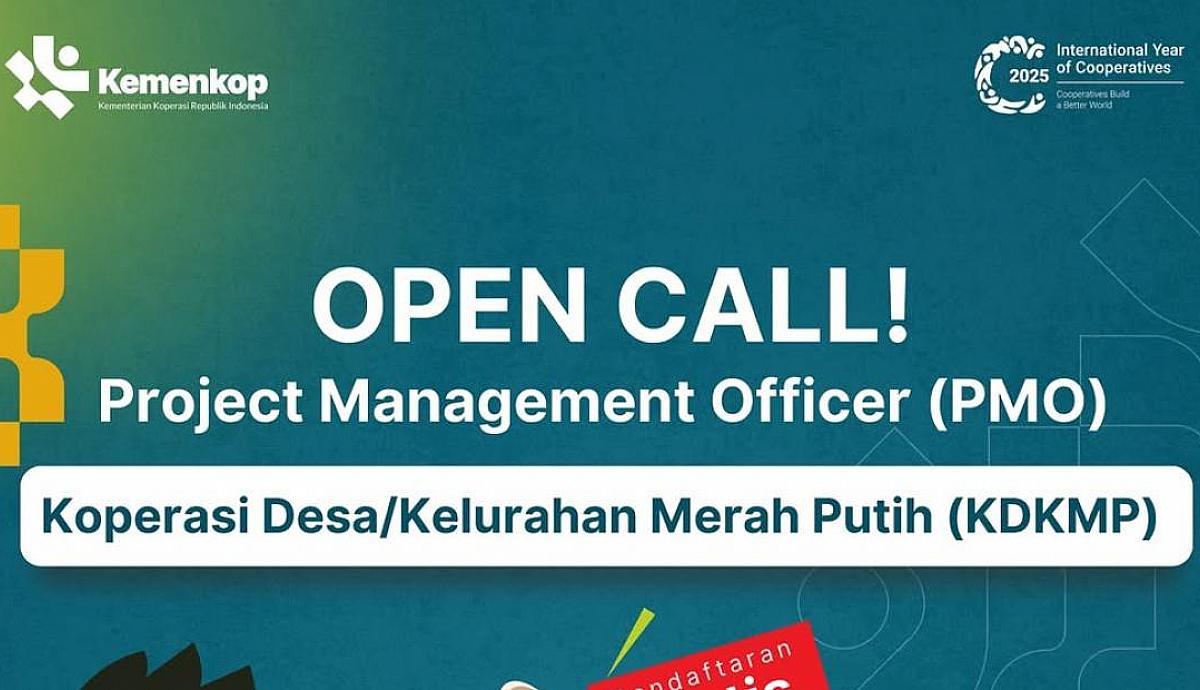 Kemenkop Buka Loker PMO Kopdes Merah Putih, Kesempatan Karir S1 Semua Jurusan