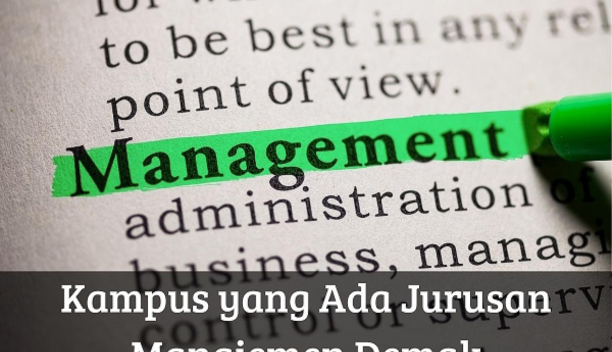 Kampus yang Ada Jurusan Manajemen Demak