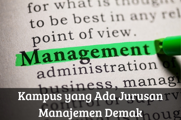 Kampus yang Ada Jurusan Manajemen Demak