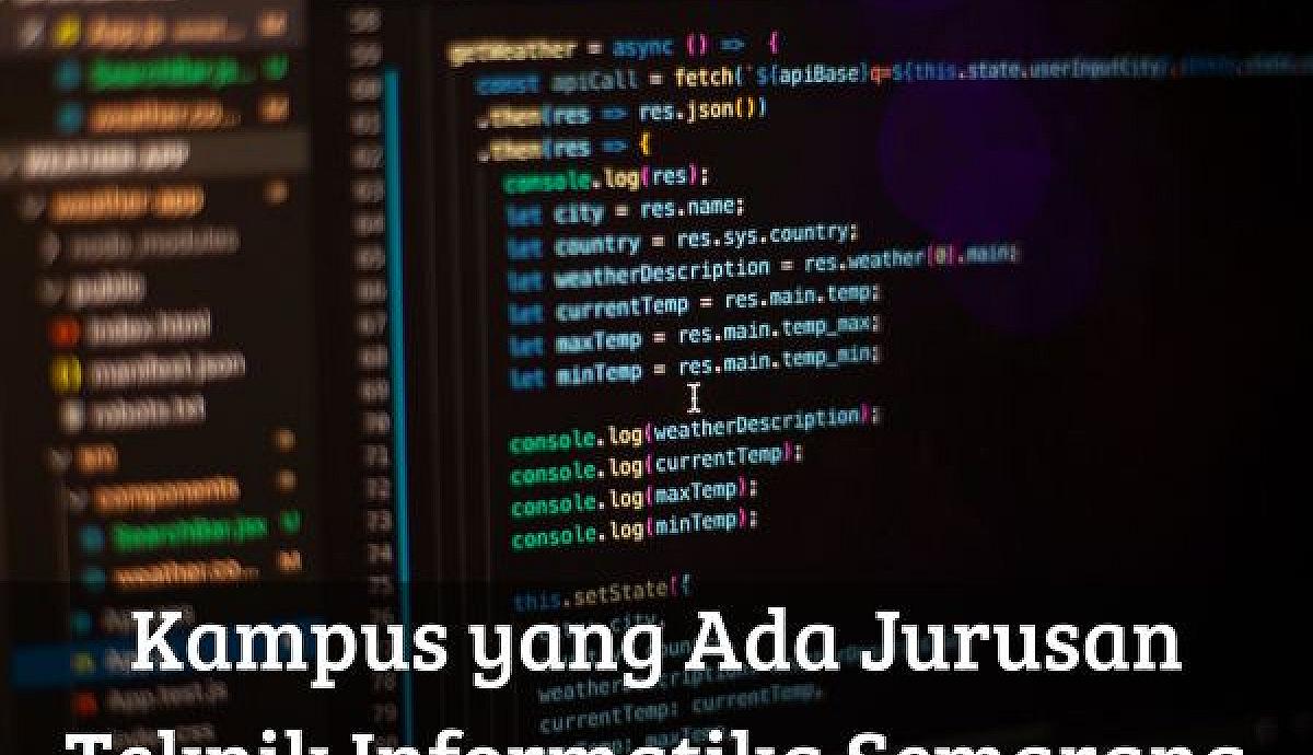 Kampus yang Ada Jurusan Teknik Informatika Semarang