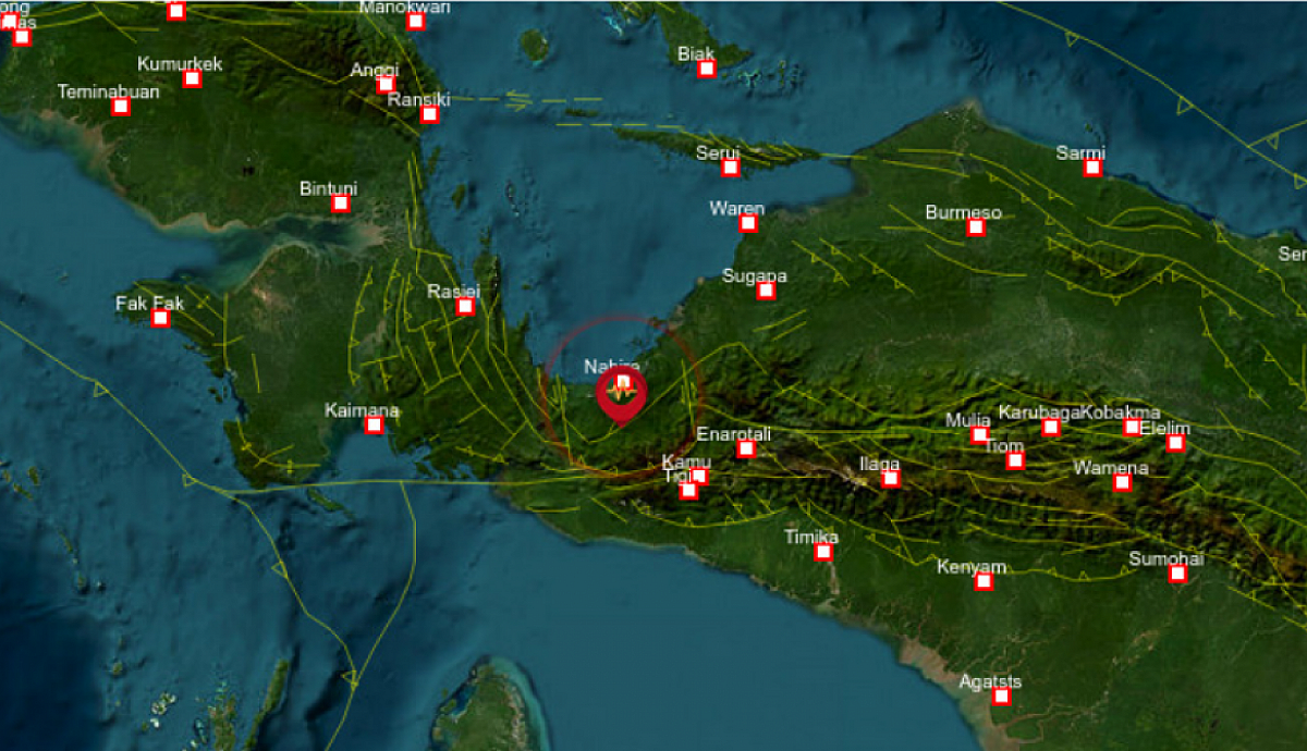 Gempa Magnitudo 6,6 Guncang Nabire Papua Tengah, Tidak Berpotensi Tsunami