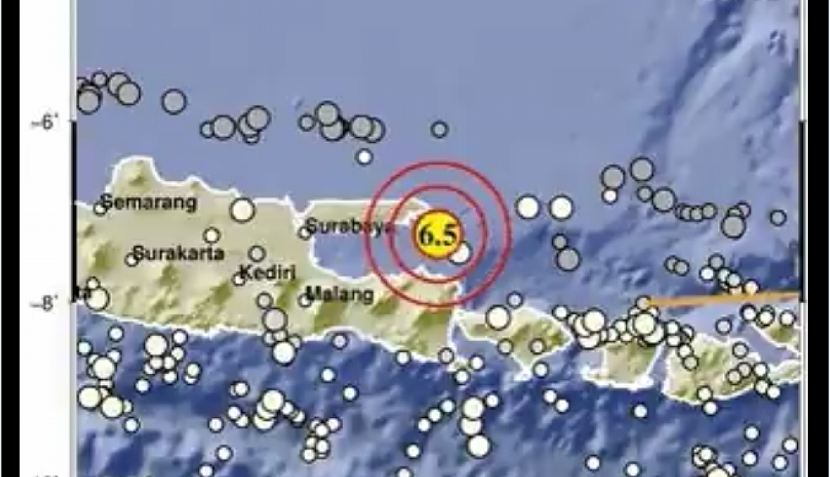 Gempa Magnitudo 6,5 Guncang Sumenep