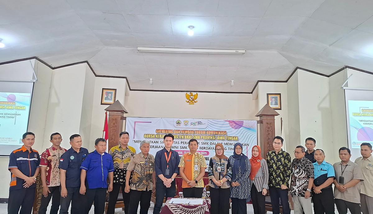 Universitas STEKOM dan Toploker.com Hadiri serta Dukung Acara Gathering & Rembug Forum Komunikasi BKK SMK Jawa Tengah