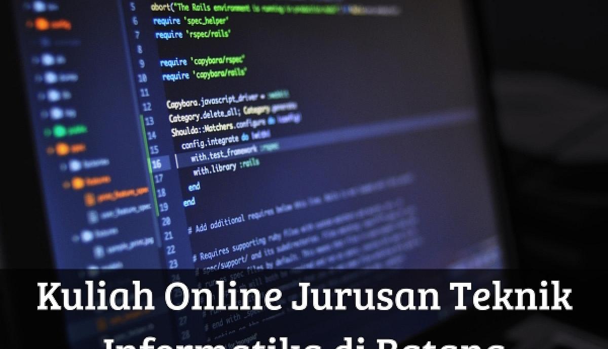 Kuliah Online Jurusan Teknik Informatika di Batang
