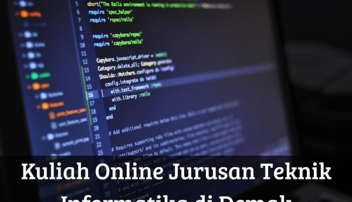 Kuliah Online Jurusan Teknik Informatika di Demak