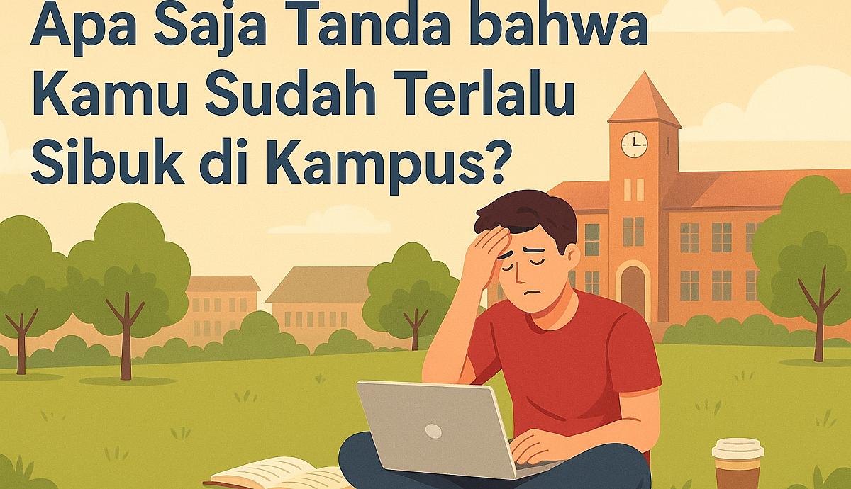 Apa Saja Tanda bahwa Kamu Sudah Terlalu Sibuk di Kampus?