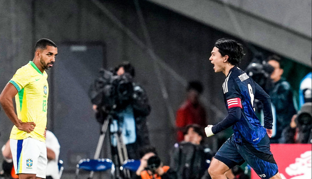 Epik Comeback, Jepang Taklukkan Brasil di Laga Persahabatan