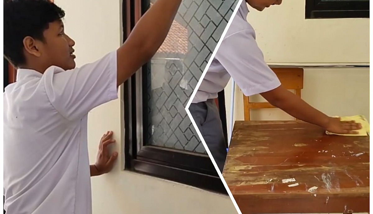 Universitas STEKOM Latih Kemandirian Siswa SLB Negeri Kendal Melalui Tes Kecakapan Housekeeping