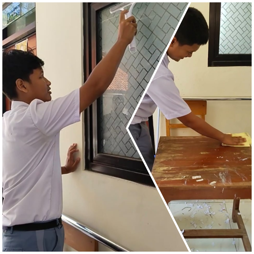 Universitas STEKOM Latih Kemandirian Siswa SLB Negeri Kendal Melalui Tes Kecakapan Housekeeping