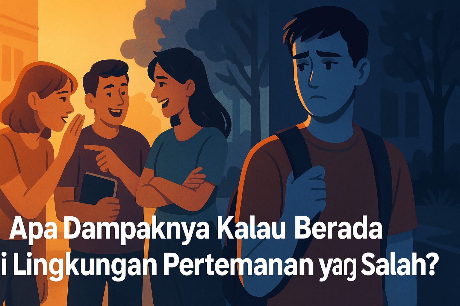 Apa Dampaknya Kalau Berada di Lingkungan Pertemanan yang Salah?