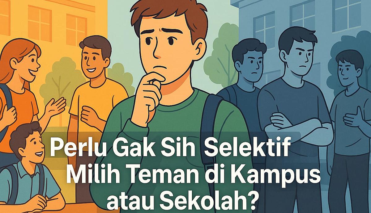 Perlu Gak Sih Selektif Milih Teman di Kampus atau Sekolah?