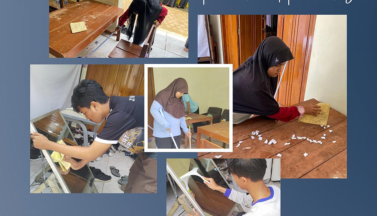 Universitas STEKOM Laksanakan Tes Kecakapan Housekeeping di SLB Negeri Ungaran untuk Latih Kemandirian Siswa